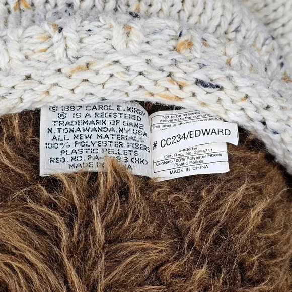 21" Ganz Cottage Collectibles Edward Bear Artist Carol E Kirby Tagged Cuddly - Picture 11 of 11